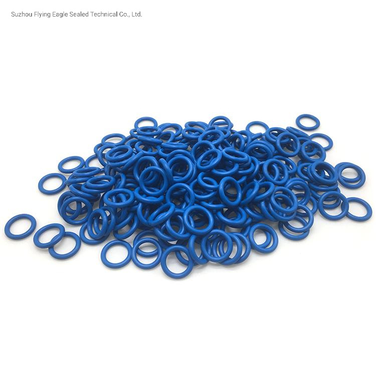 OEM Mini Small Silicone FKM NBR Medical Rubber blue O Ring Seals