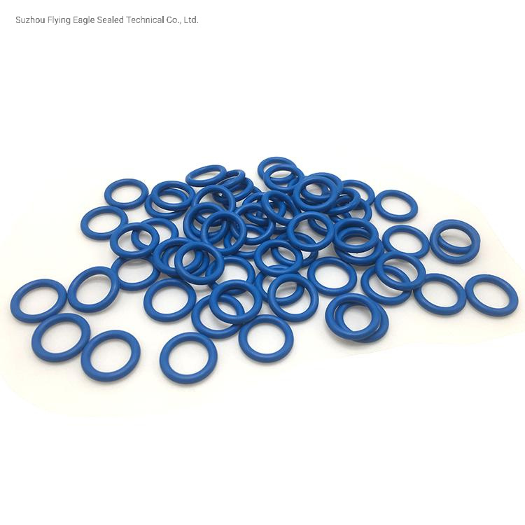 OEM Mini Small Silicone FKM NBR Medical Rubber blue O Ring Seals
